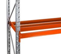 Halvpallinlägg 1-pall kpl Orange Pulverlack