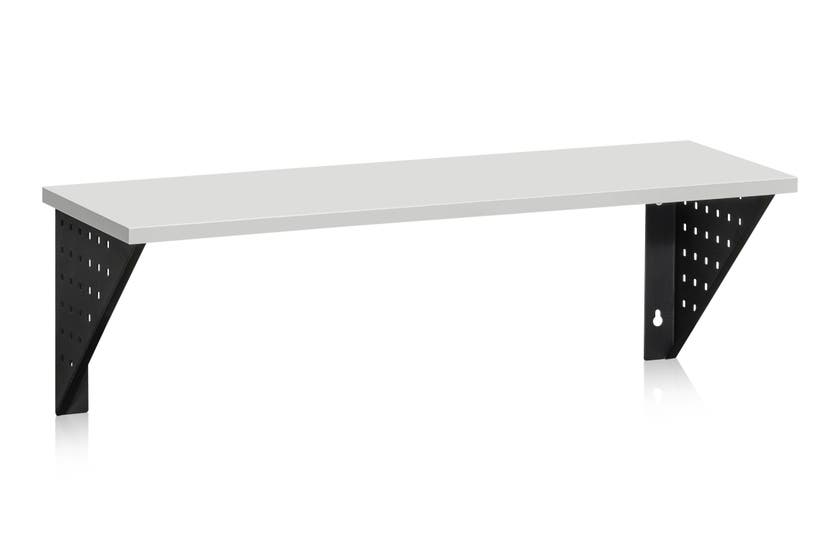 Sittbänk Vägghängd 1000 mm Lju sgrå Laminat