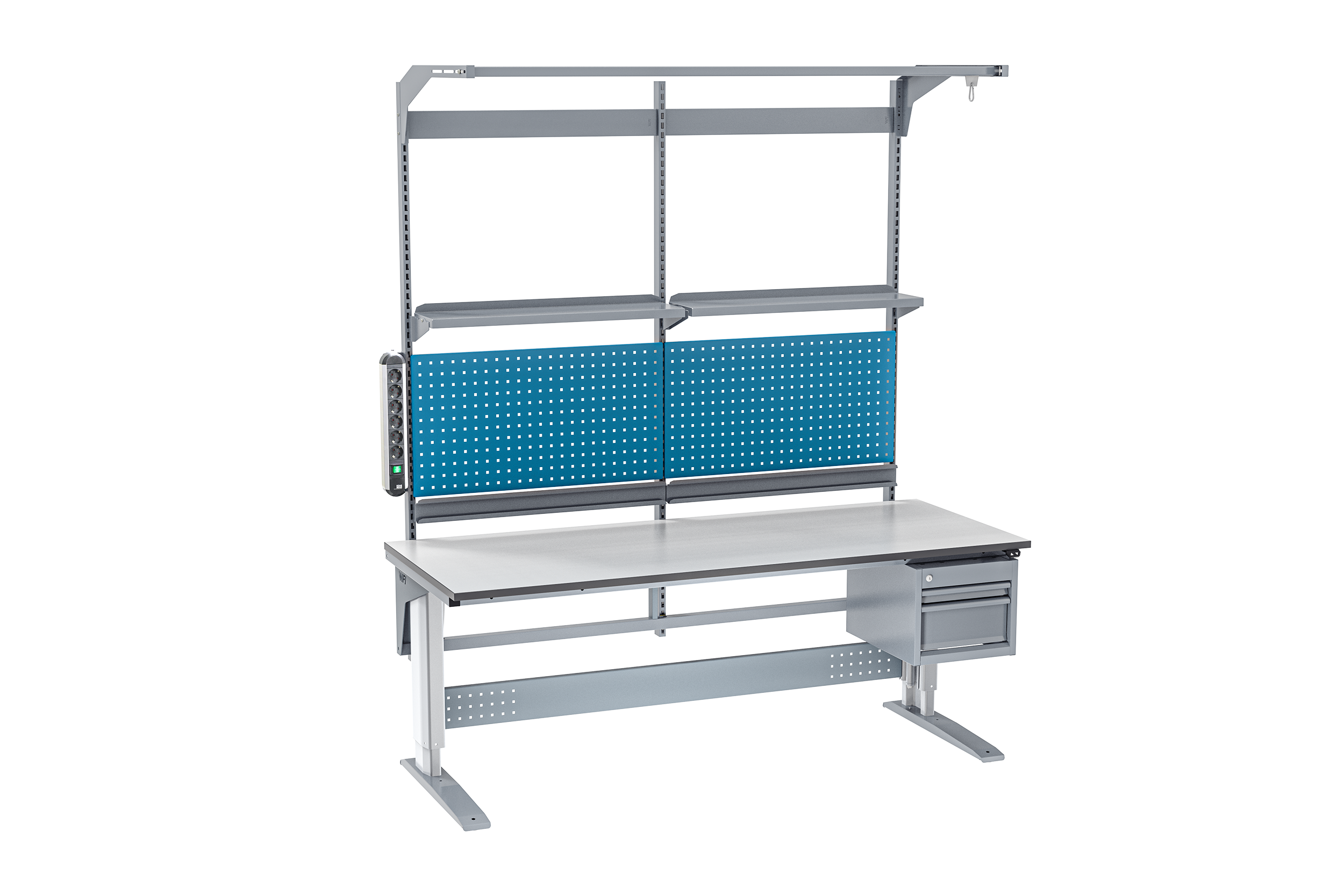 Arbetsbord 117 W400 2000x800x24mm laminat