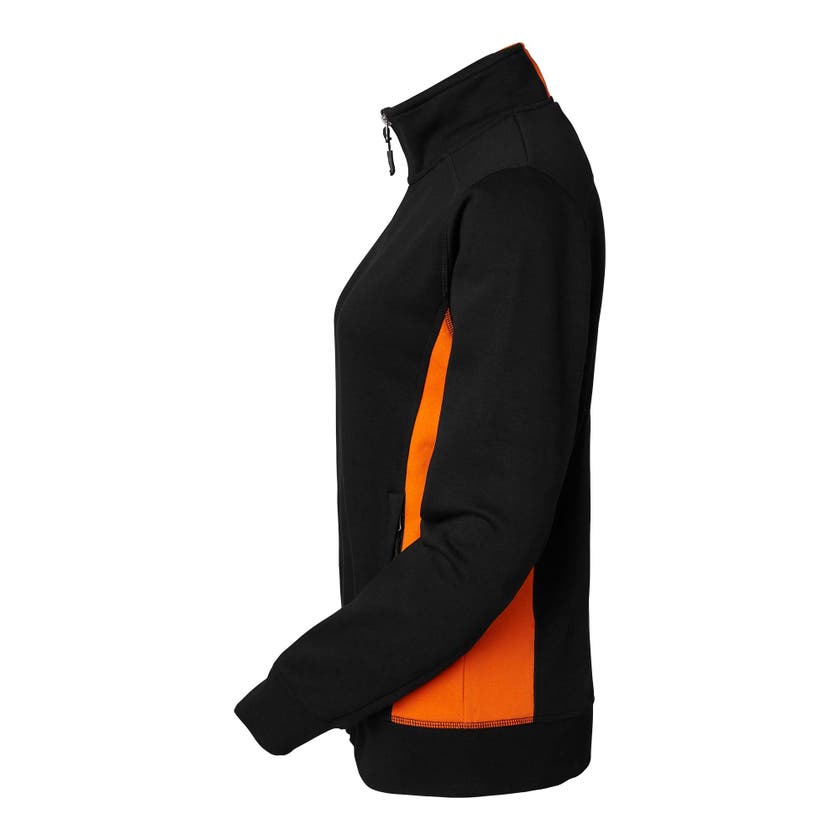 LUCY ZIP COLLAR ORA/BLA L South West