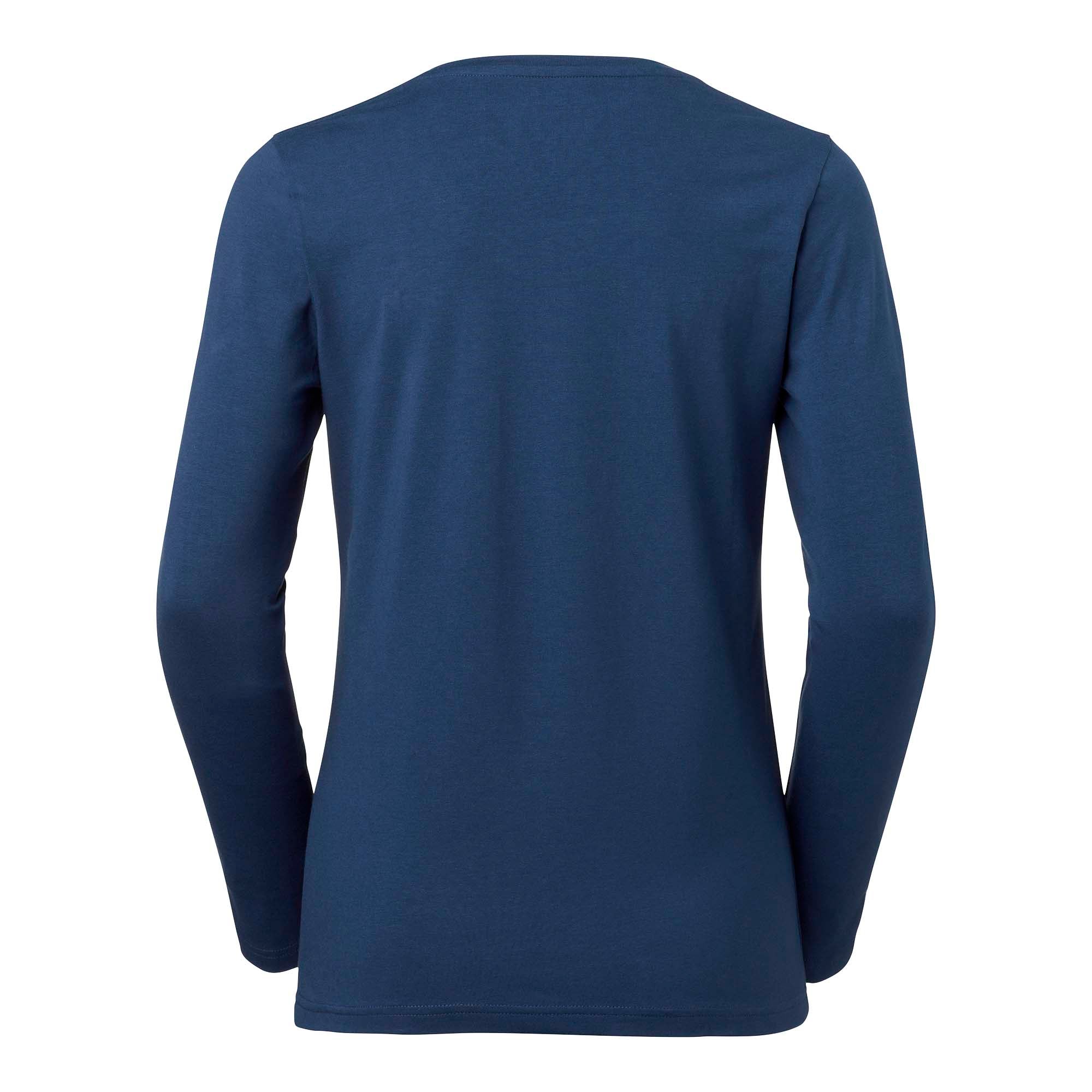 T-SHIRT LILY DAM RN LS INDIGO STORLEK XS