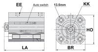CD55B100-60 KOMPAKTCYLINDER ISO 21287