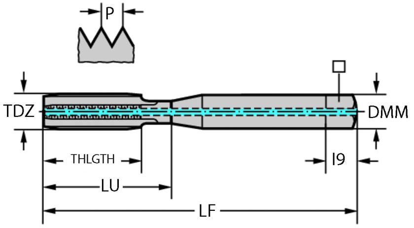GÄNGTAPP AE2331416-UNF3/8