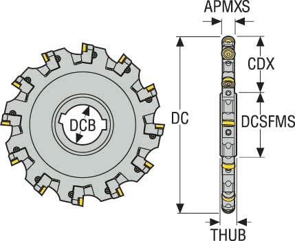 FRÄS 335.25-315.1721XL.50-20R- R10