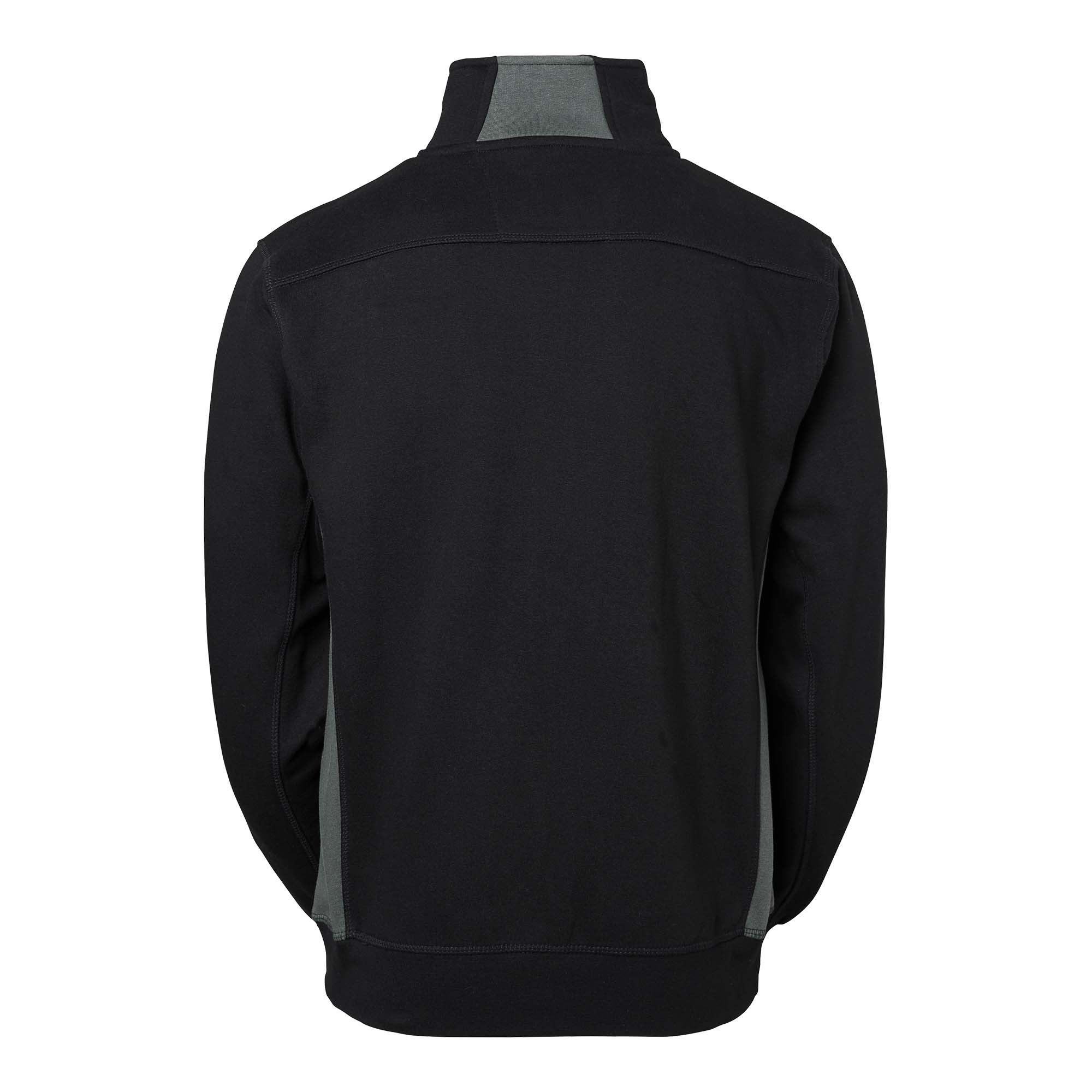 LINCOLN ZIP COLL SVART/GRÅ M