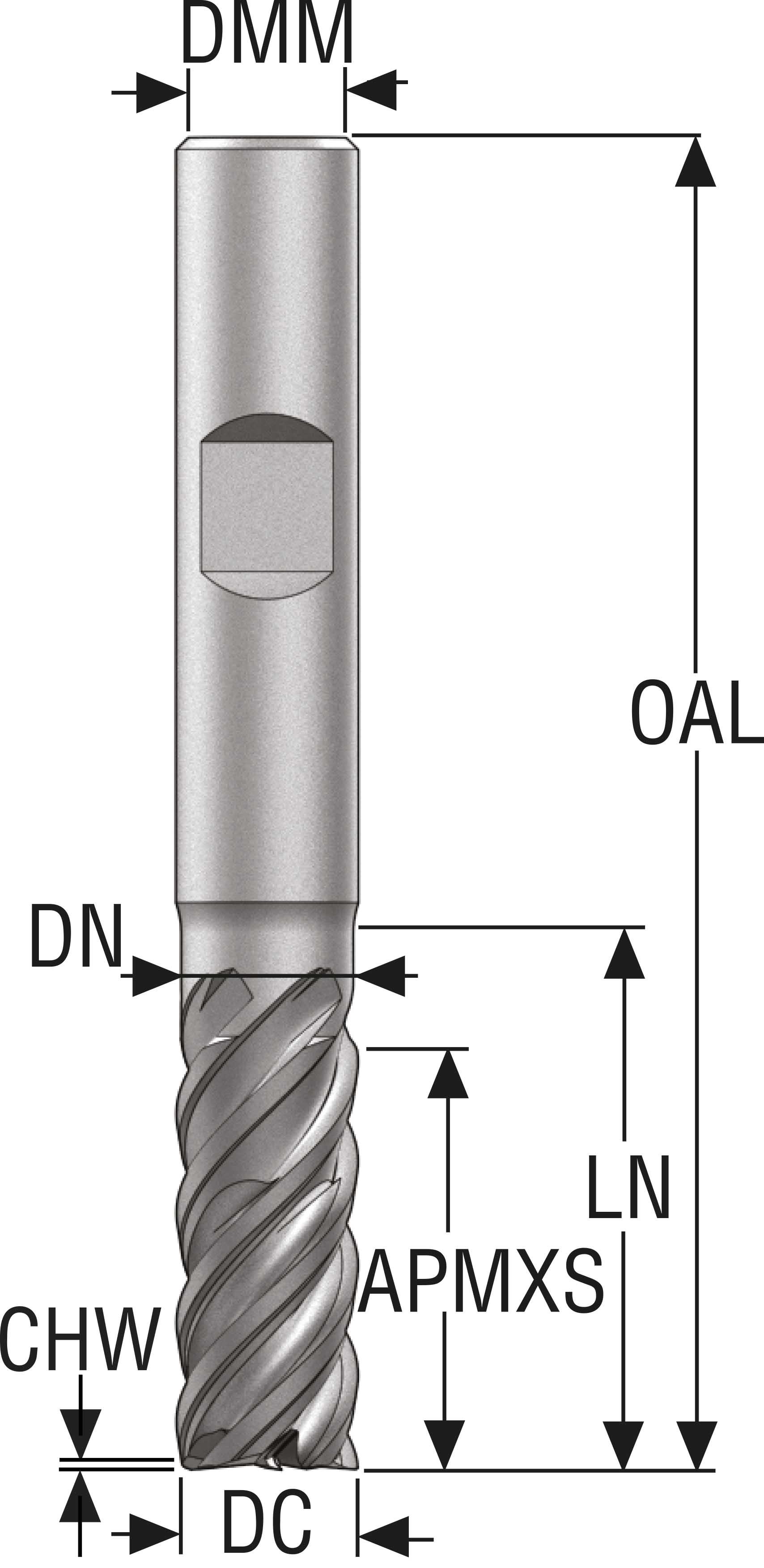PINNFRÄS HM JS755100E3C.3Z5-HX T