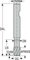 PINNFRÄS HM 170100-MEGA-64