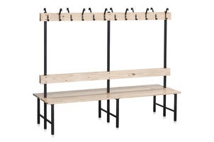 SITTBÄNK DUBBELSEKTION 2000 MM FURU