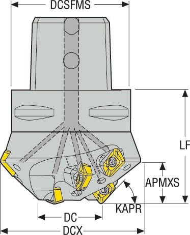 FRÄS C6-R217.49-032-22-XO12-45 .3A