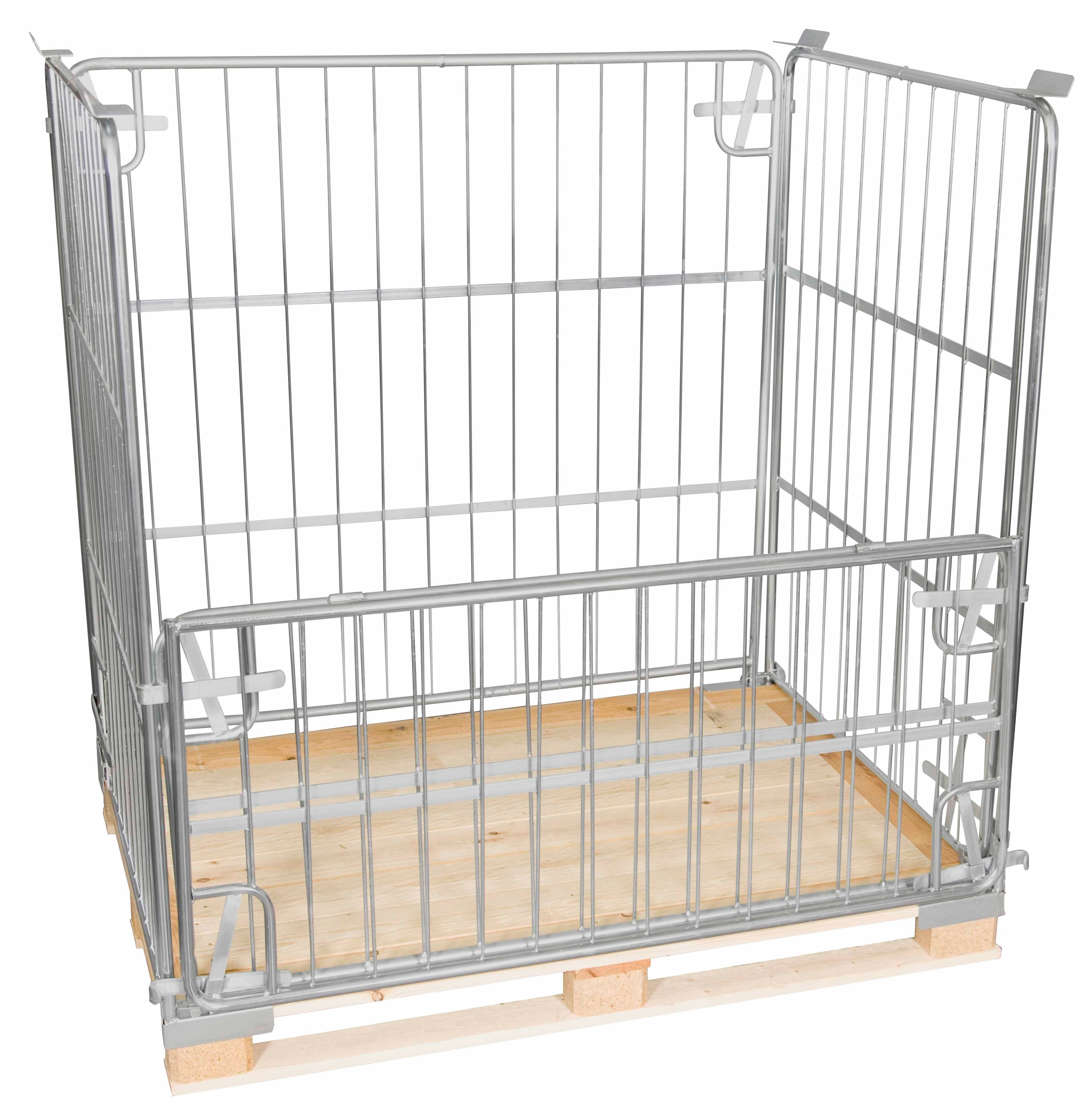 PALLCONTAINER 1500 MM ELFÖRZINKAD