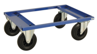 Halvpallvagn låg Blå L800xB600xH270