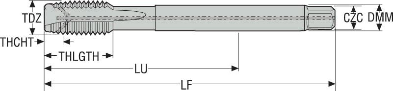TAPP MTP-M16X2.00ISO6HX-TB-P00 4-A