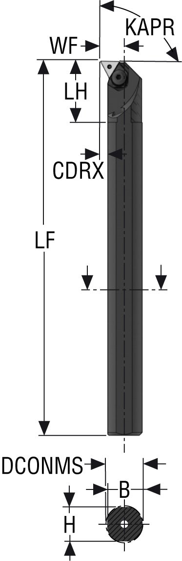 Hållare A20R-PTFNR11