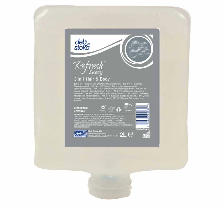 DUSCHTVÅL REFRESH HAIR&BODY 2L 3 IN 1