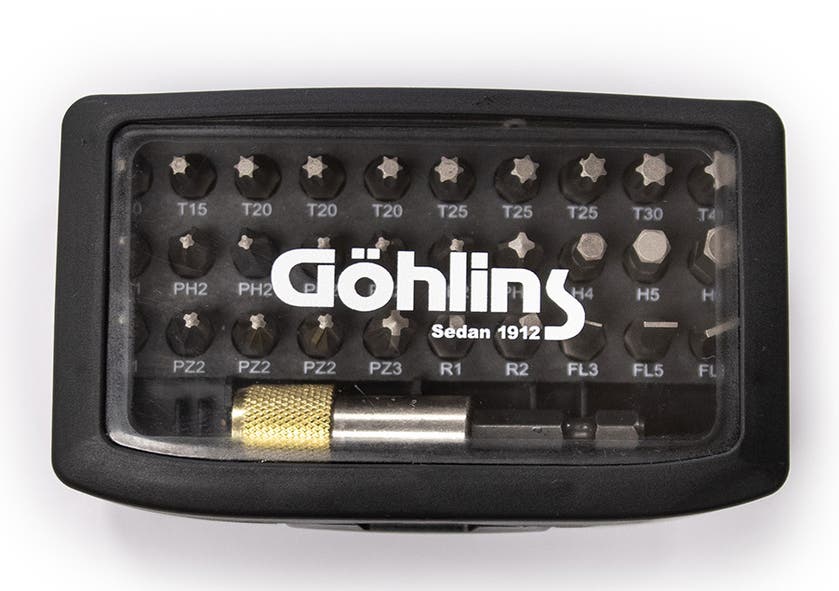 BITSBOX 31 DELAR SVART GÖHLINS