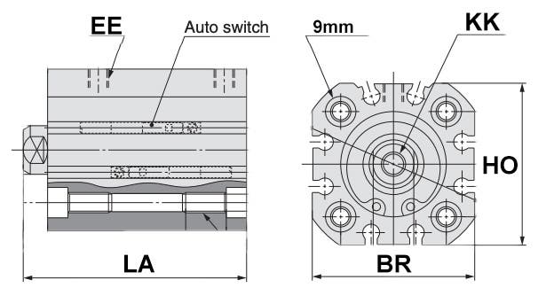CD55B32-40 KOMPAKTCYLINDER ISO 21287