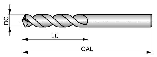 Borr HSS-E A920 ø3.3