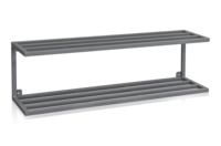 Hatt-/Skohylla 990 mm Grå