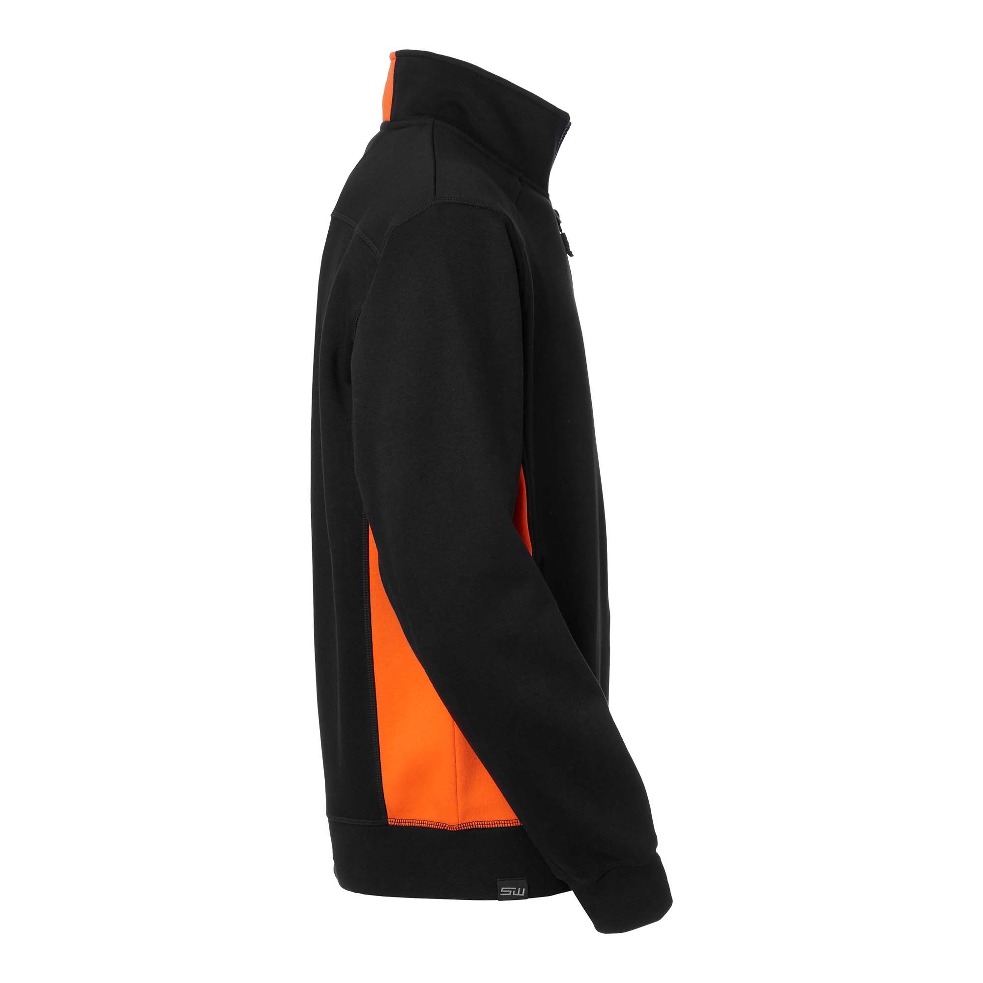 LINCOLN ZIP COLL ORANGE/BLÅ XS