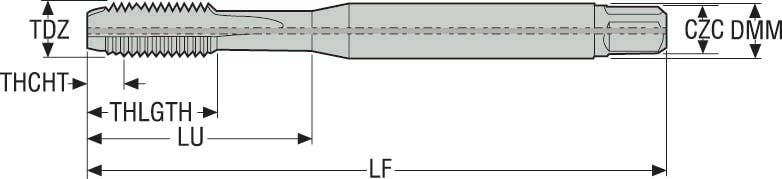 GÄNGTAPP MTS-M10X1.50ISO6HX-XC -K101-A