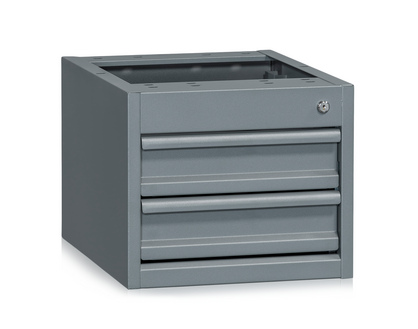 VERKTYGSHURTS 2X100 LÅDA GRÅ Förvaringshurts