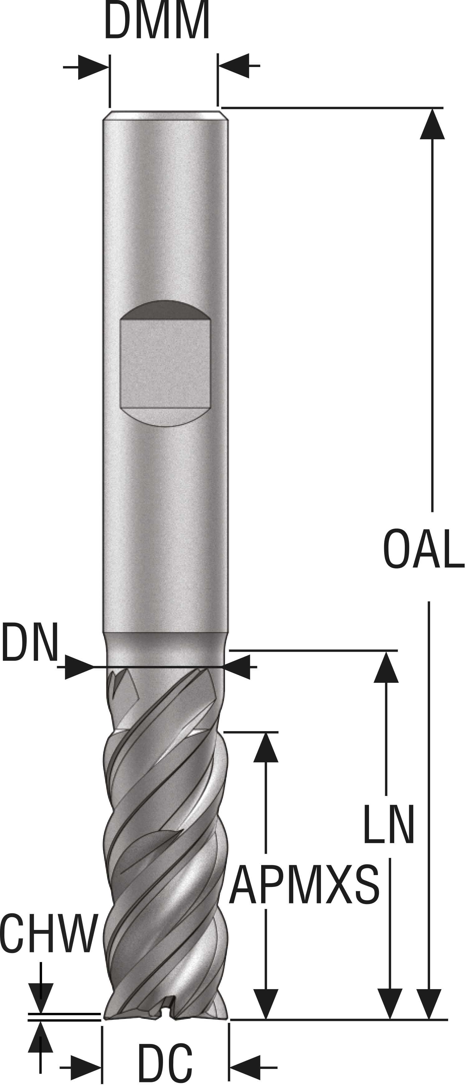 PINNFRÄS HM JS754060E2C.3Z4A-H XT