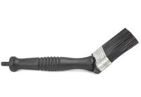 Flow through brush,wide angled