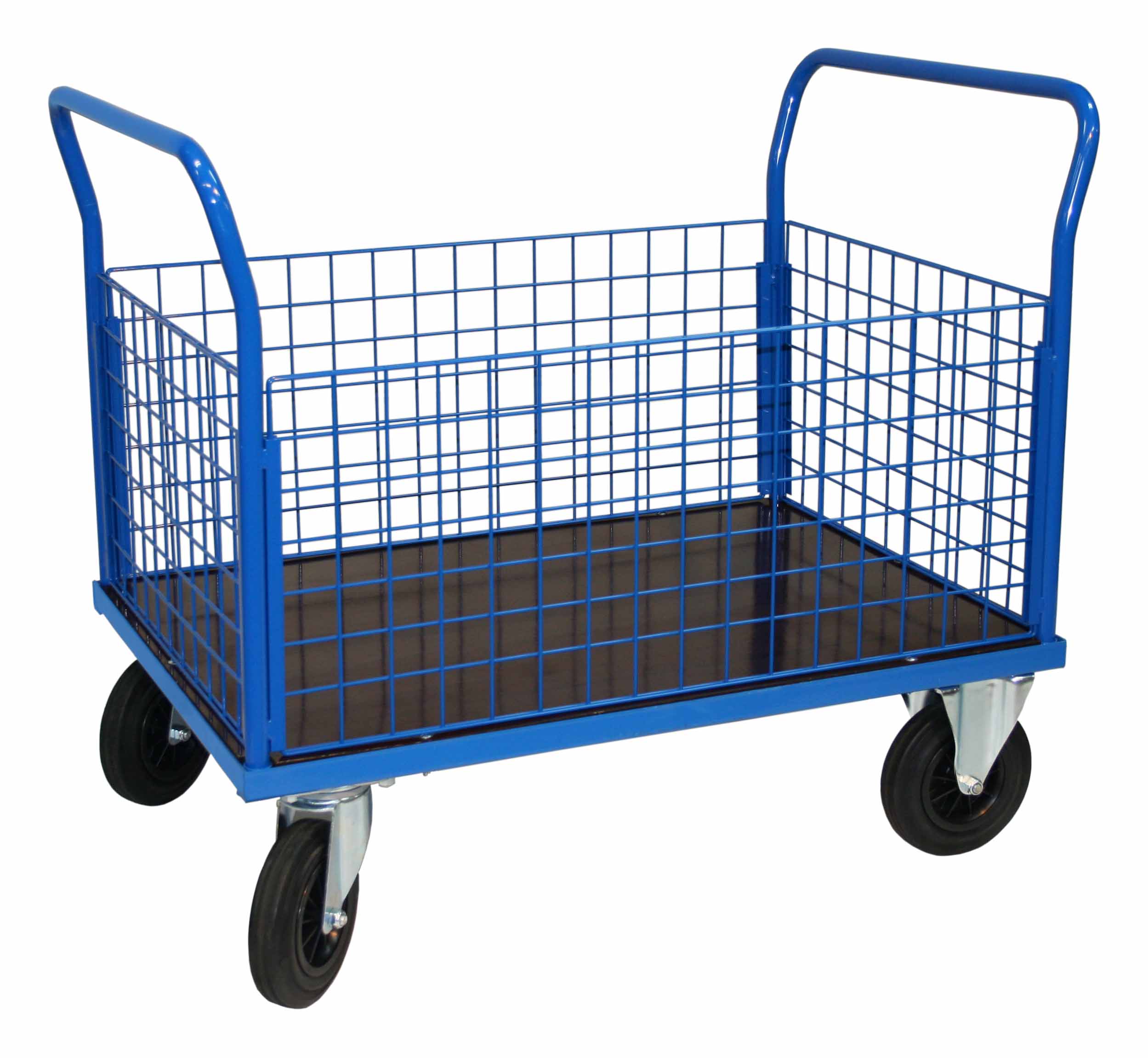 PLATTFORMSVAGN, 700X1000 900 MM BLÅ