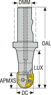 FRÄS R218.20-3250.3S-70.100