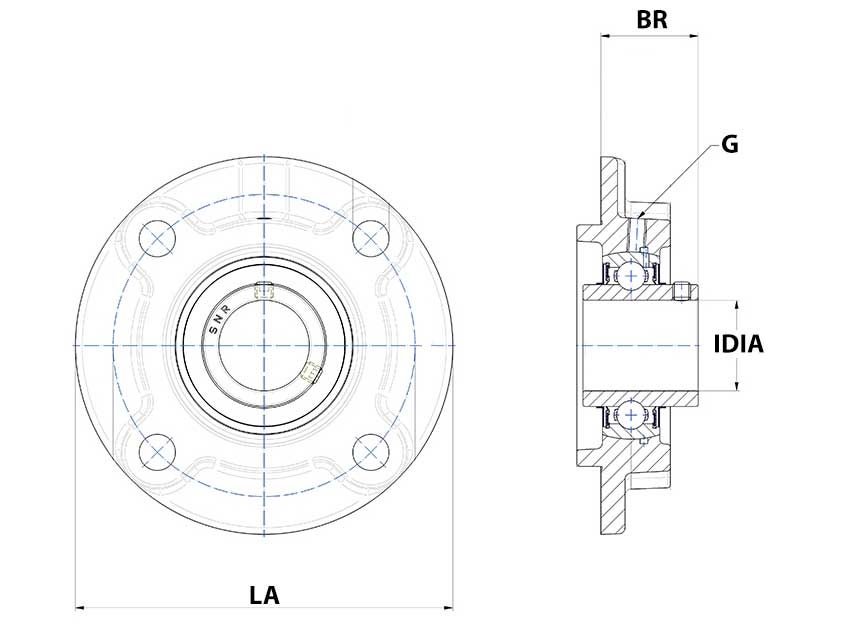 LAGERENHET SNR UCFC212