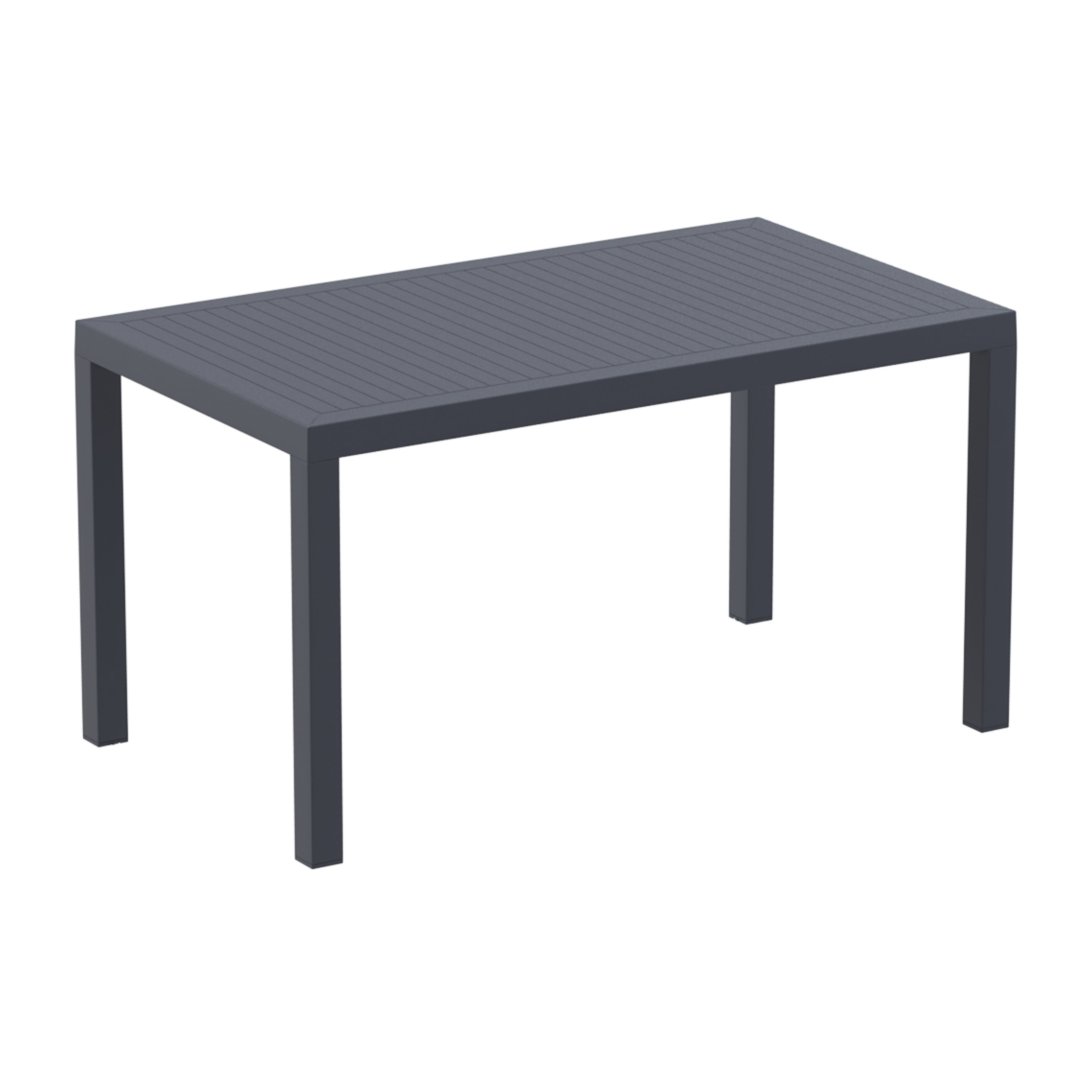 Ares bord 140x80, mörkgrå