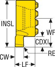 SKÄR LCEX080402-0150R CP500