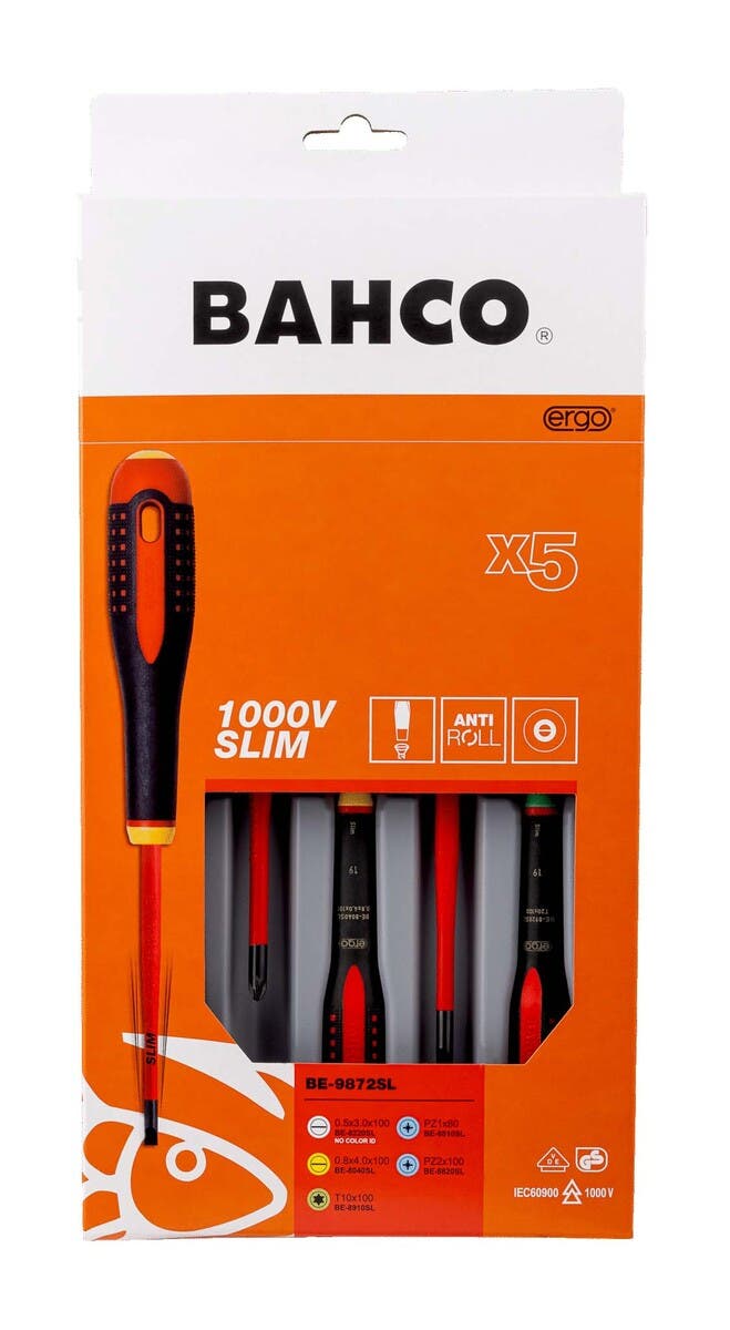 SKRUVMEJSESATS ERGO ISOLERADE BACHO 5 ST