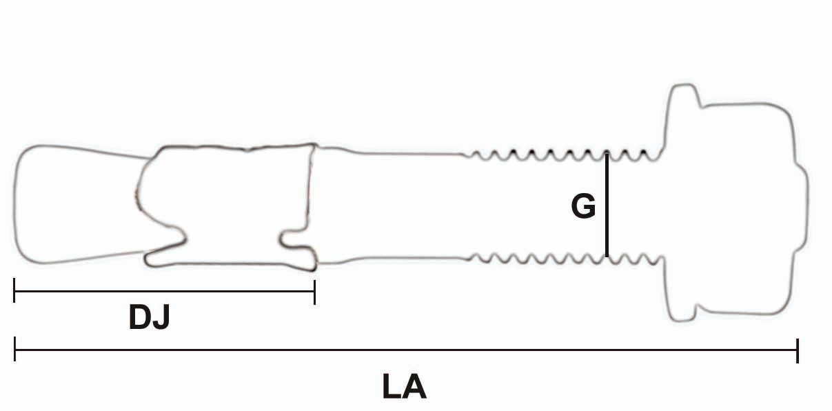 EXPANDERBULT M6X15/65 FZV
