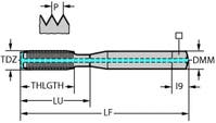 Gängtapp TC420.UNF1/4-C2-WW60A thread formers, hss-e, supreme