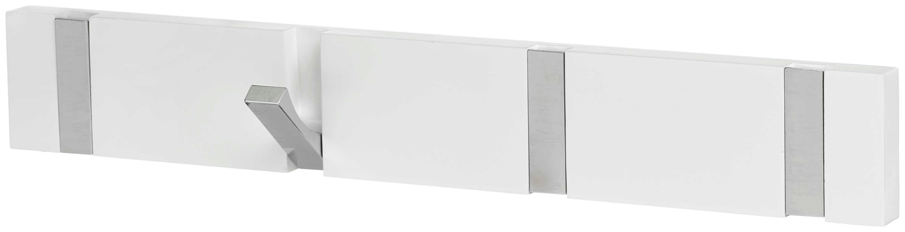 KROKLIST HUGIN 4-KROK TRÄ VIT/ KROM STRUKTUR 1 ST