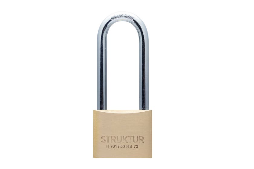 HÄNGLÅS STRUKTUR MÄSSING H 701 /50HB73 1 ST