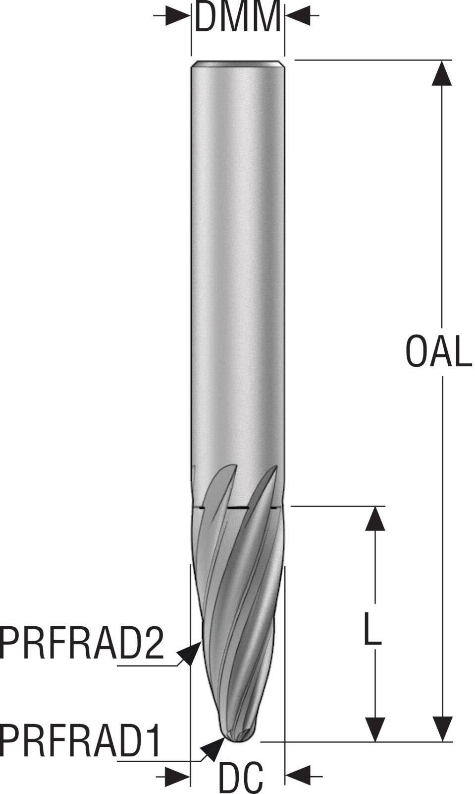 PINNFRÄS JH736100X2R2R85.0Z6,S IRA