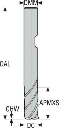 PINNFRÄS HM JS55312MM 553120Z3.3-SIRON-A