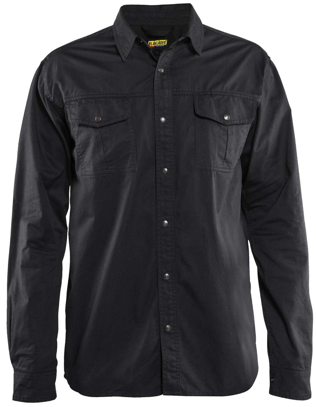 SKJORTA 32971135 SVART M