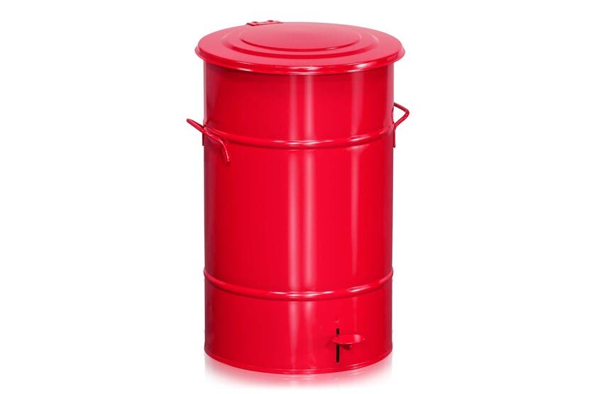 Avfallsbehållare 70 l inkl. Fo tpedal Röd