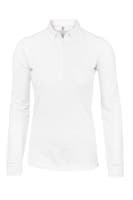 Piké carlington vit 2XL-DAM