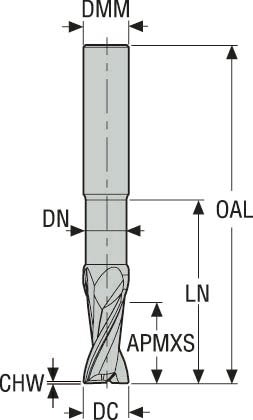PINNFRÄS HM  12MM JS452120E2CZ2.0-HEMI