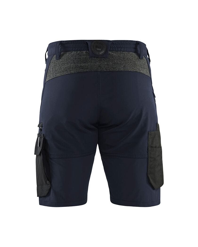 Serviceshorts 4-vägsstretch Mö rk marinblå/Svart C44
