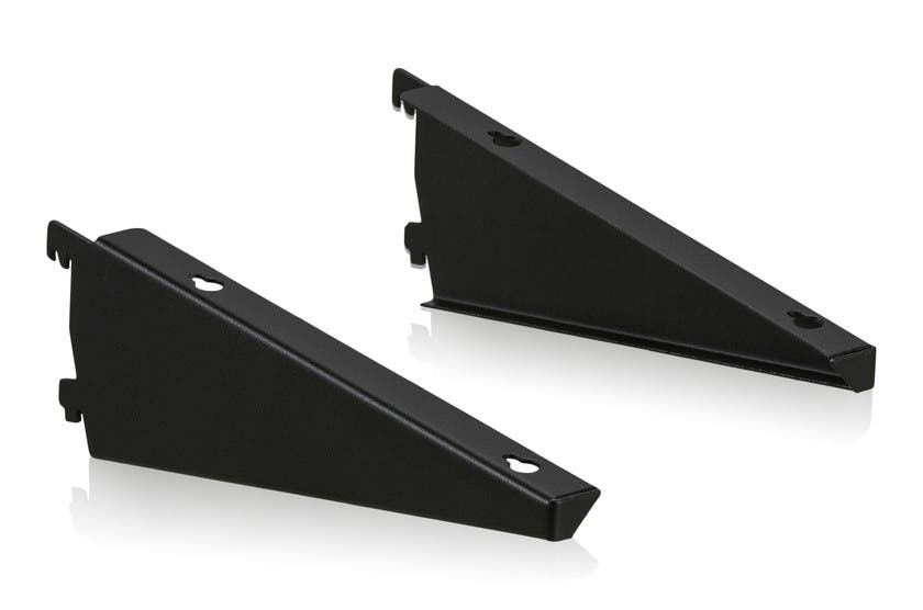 Hyllkonsoler Vinklingsbara 300 mm Svart