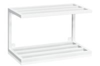 Hatt-/Skohylla 490 mm Vit