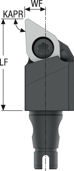 HÅLLARE QC12-SDJCR-07JET