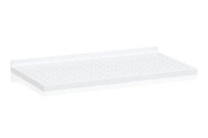 PLÅTHYLLPLAN PERFORERAD 600X30 0 MM VIT
