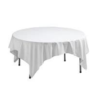 Vit duk, 50% bomull / 50% poly ester, 150x150cm