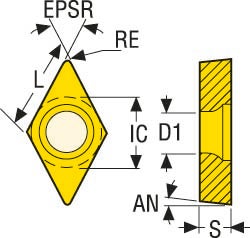 SKÄR DCGW11T302S-01020-L1-B CBN010